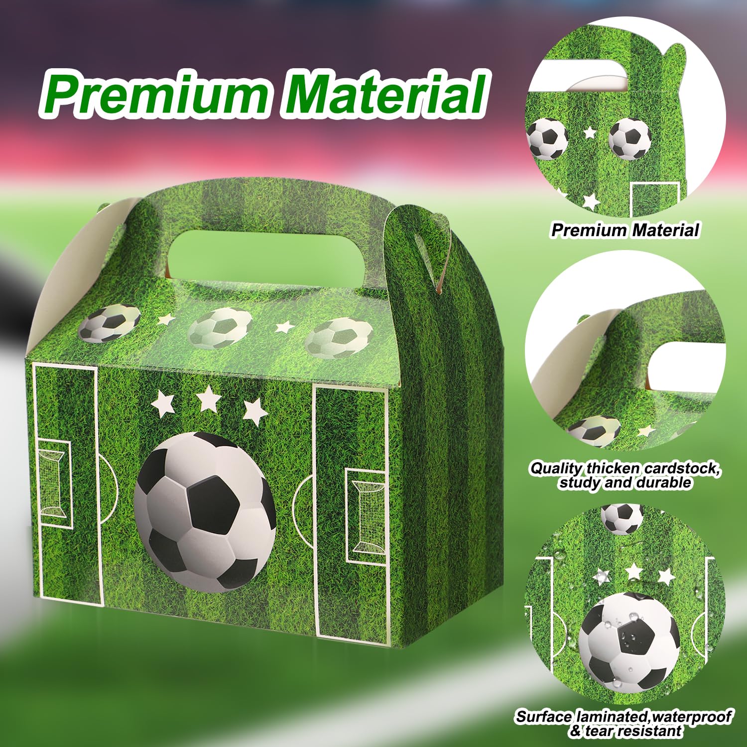 Amazon.co.jp: PEUTIER サッカーパーティ用おやつボックス ハンドル